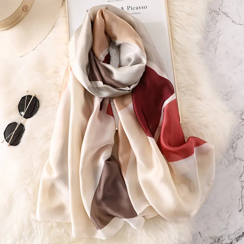 Korean Style Thick Warm Scarf for Women (Long Shawl)