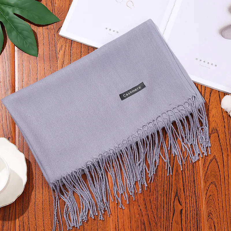Thick Warm Women's Cashmere Feel Scarf for Autumn/Winter