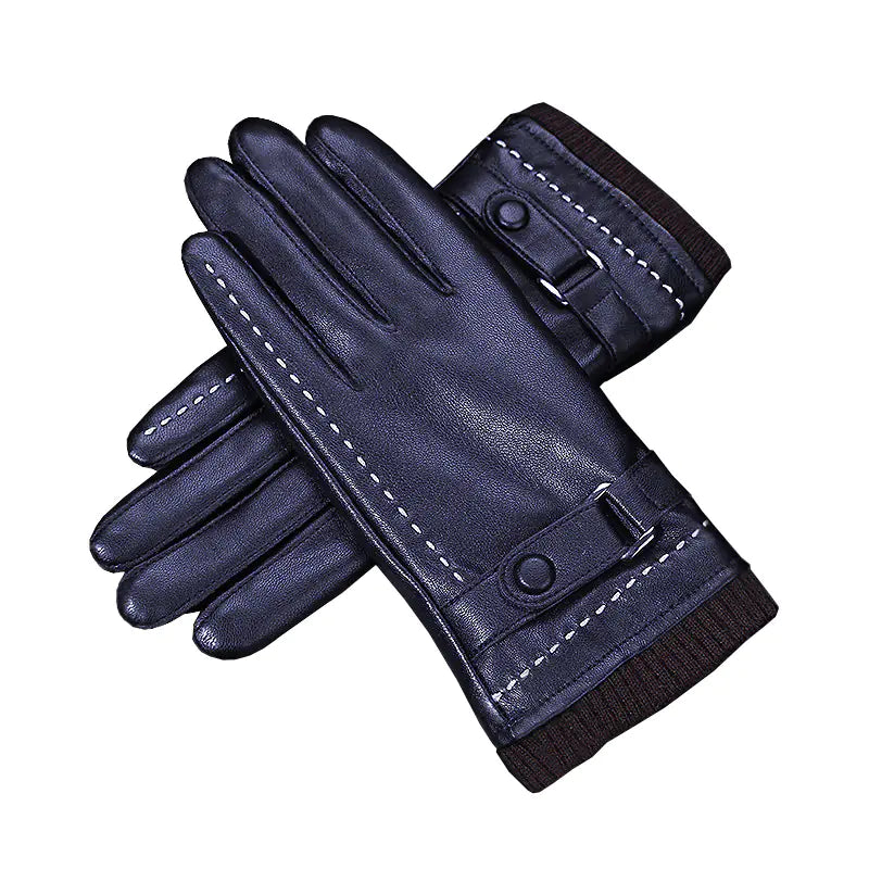 Women's Leather Touchscreen Gloves for Fall/Winter
