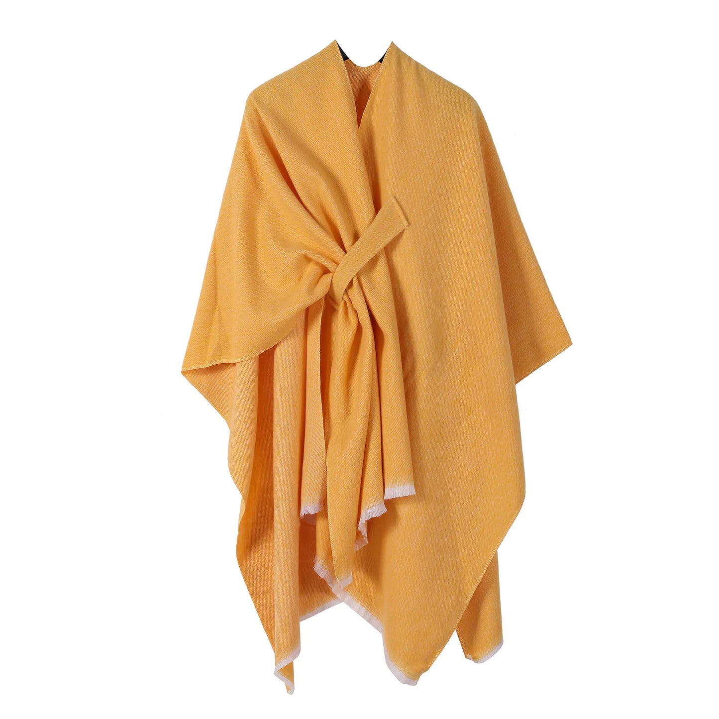 Solid Color Fashion Faux Cashmere Shawl for Women