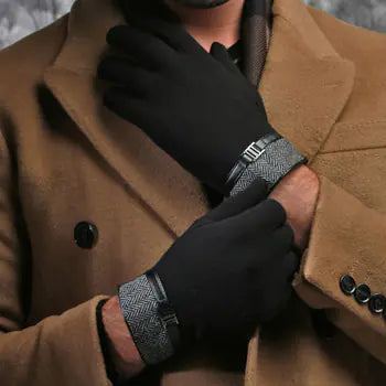 Men's Winter Thermal Touchscreen Motorcycle Gloves