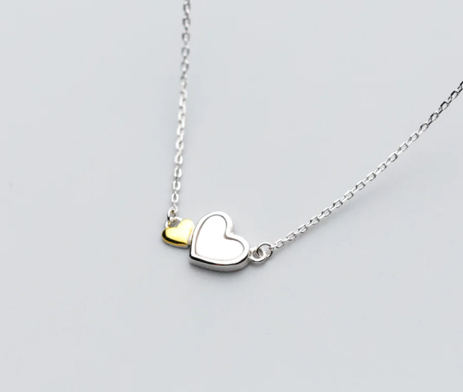 S925 Silver Heart Pendant Necklace for Women