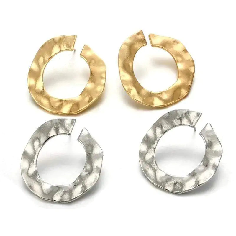 Lulu Earrings | Elegant Gold & Silver Hoop Earrings for Women | Stylish and Versatile Jewelry
