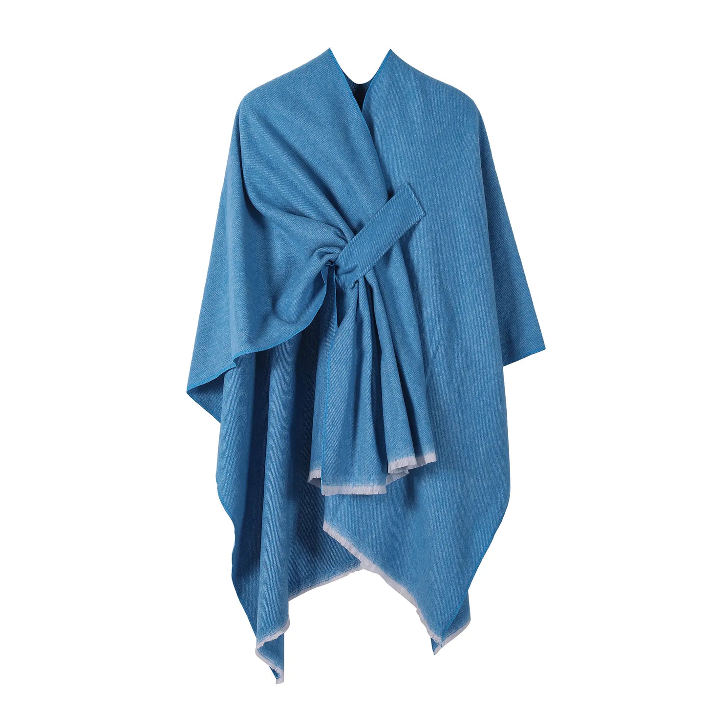 Solid Color Fashion Faux Cashmere Shawl for Women
