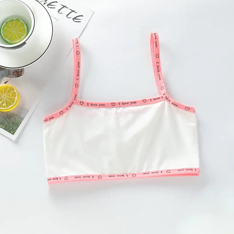 Pure Cotton Bras and Vests for Girls Aged 9-12
