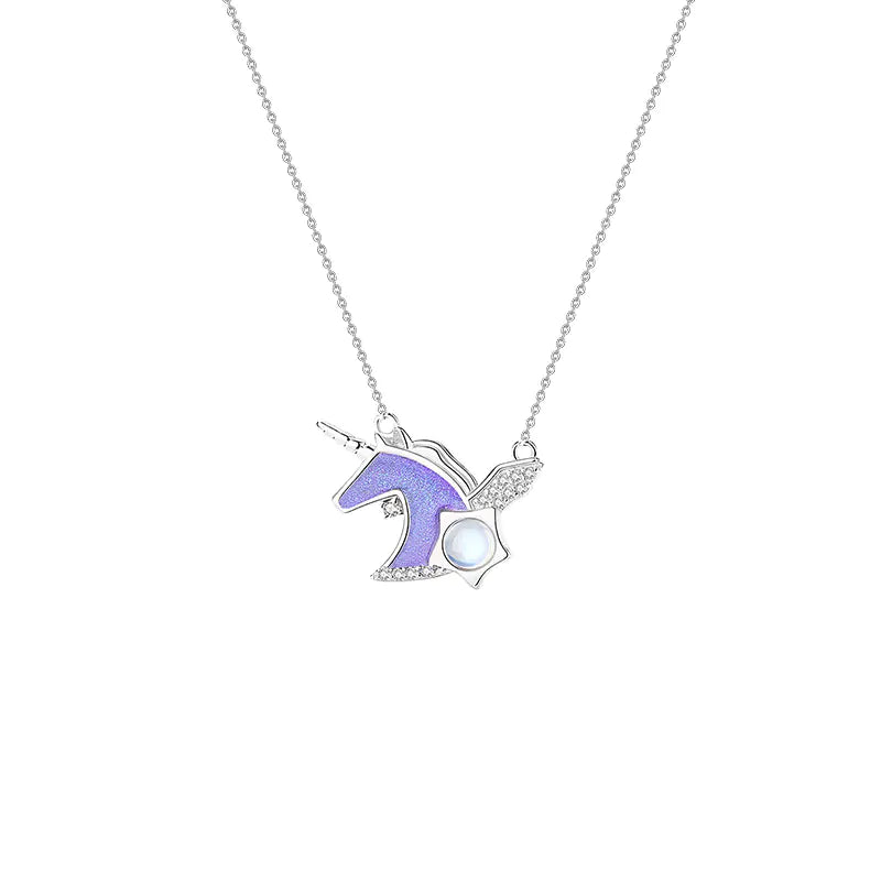 Original Design Unicorn Necklace for Women S925 Silver