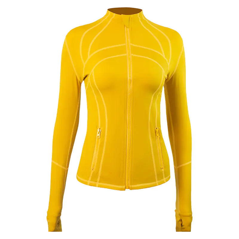 Reversible Brushed Yoga Jacket for Women