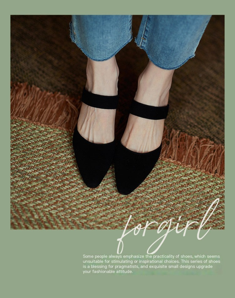 New All-Leather Women's High Heel Shoes | Stylish & Comfortable Leather Pumps for Women