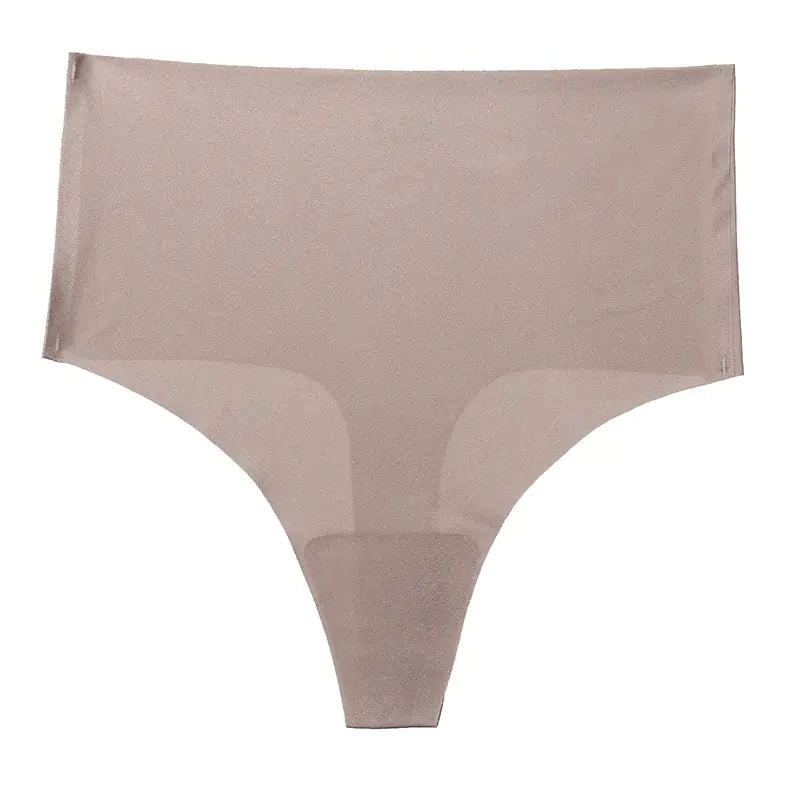 Seamless Ice Silk T-Back Yoga Underwear for Women
