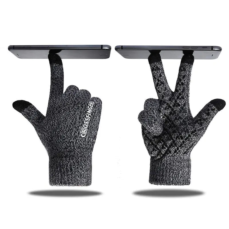 Touchscreen Magic Gloves - Thick Warm Knitted Outdoor Gloves
