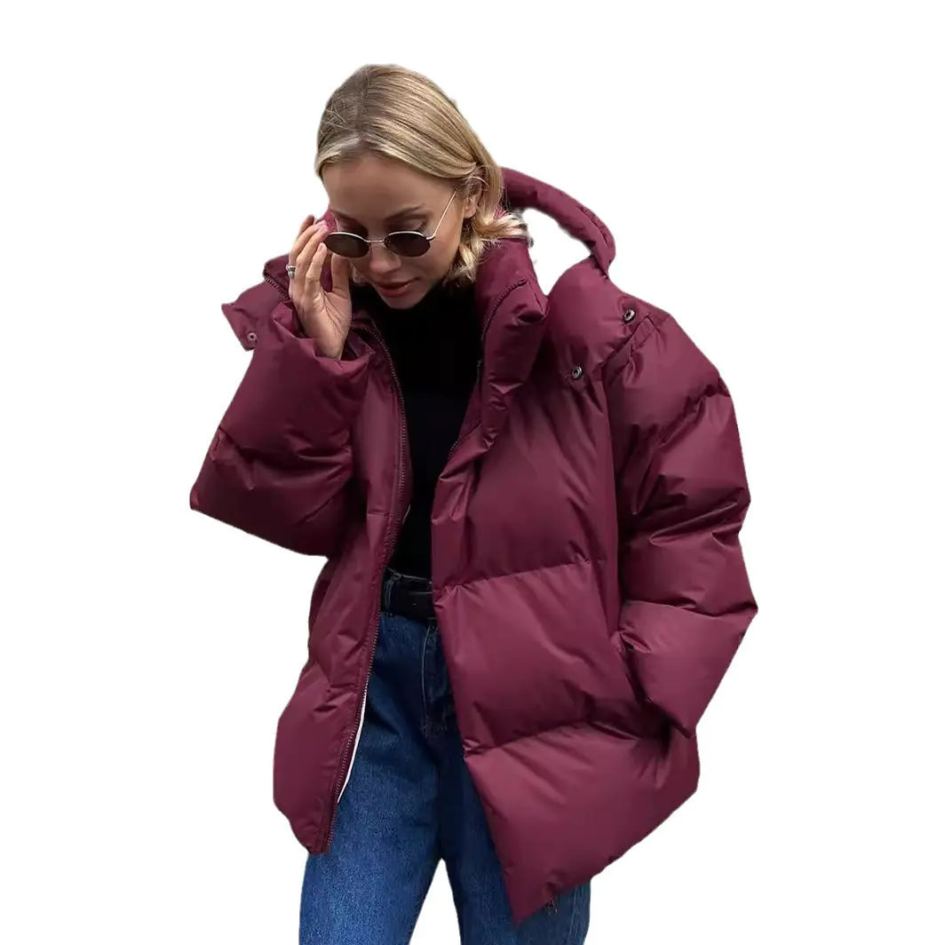Oversized Cotton Jacket for Women - Fall/Winter 2023