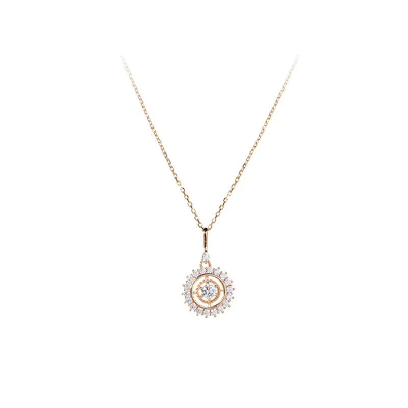 S925 Silver Lucky Compass Necklace for Women