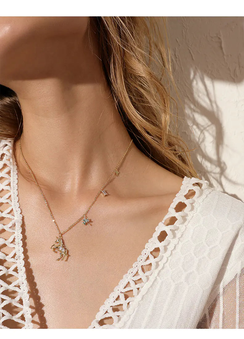 Unicorn Tears Necklace for Women - Trendy Design