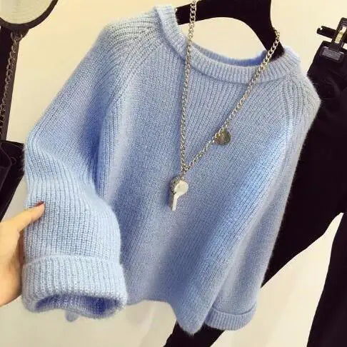 Women's Loose Knit Sweater - Spring Autumn Style
