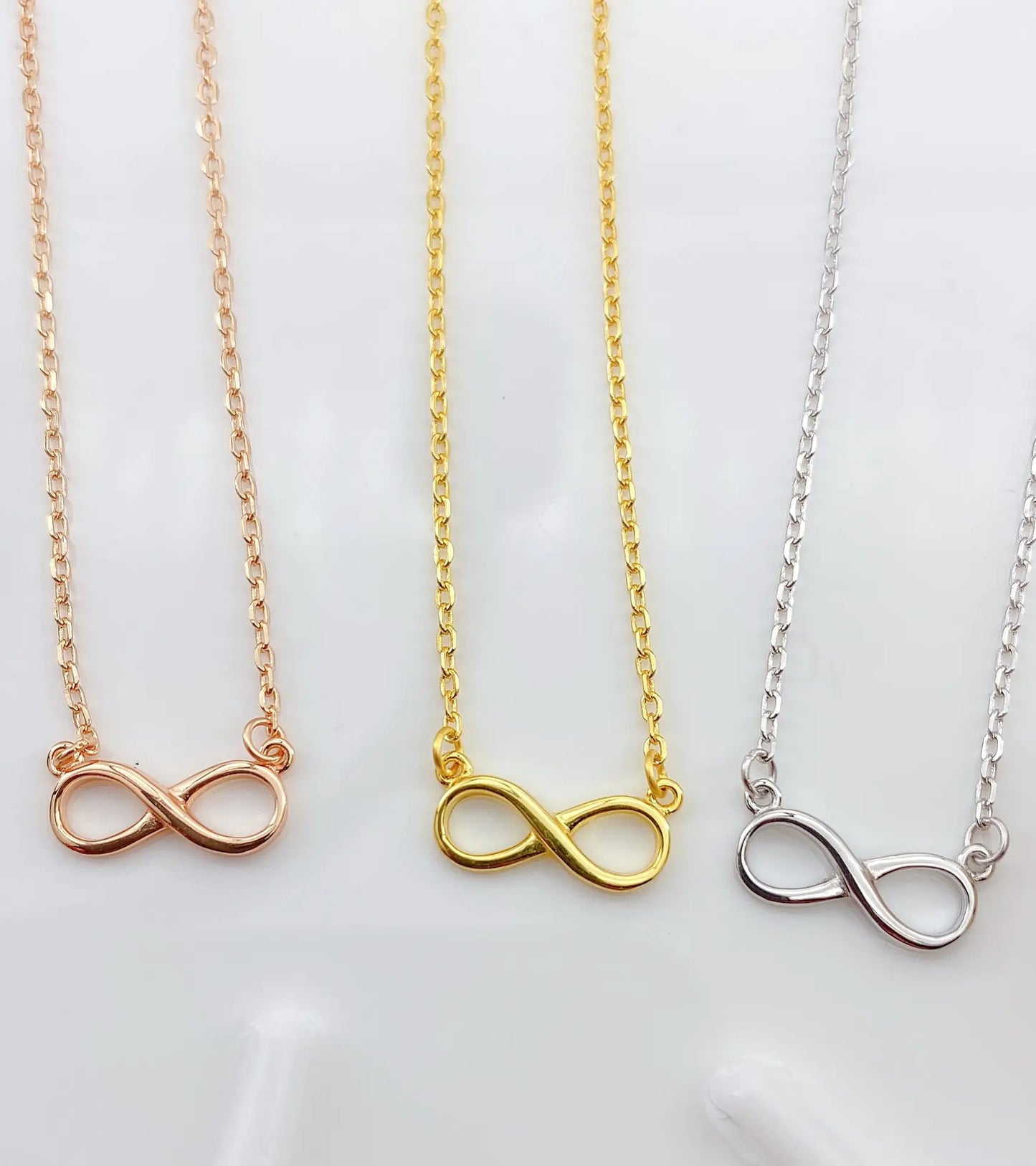 S925 Silver Minimalist 8-Character Necklace for Women