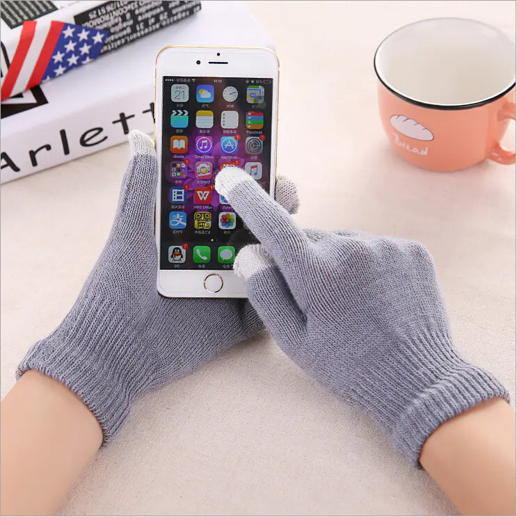 Touchscreen Knitted Gloves