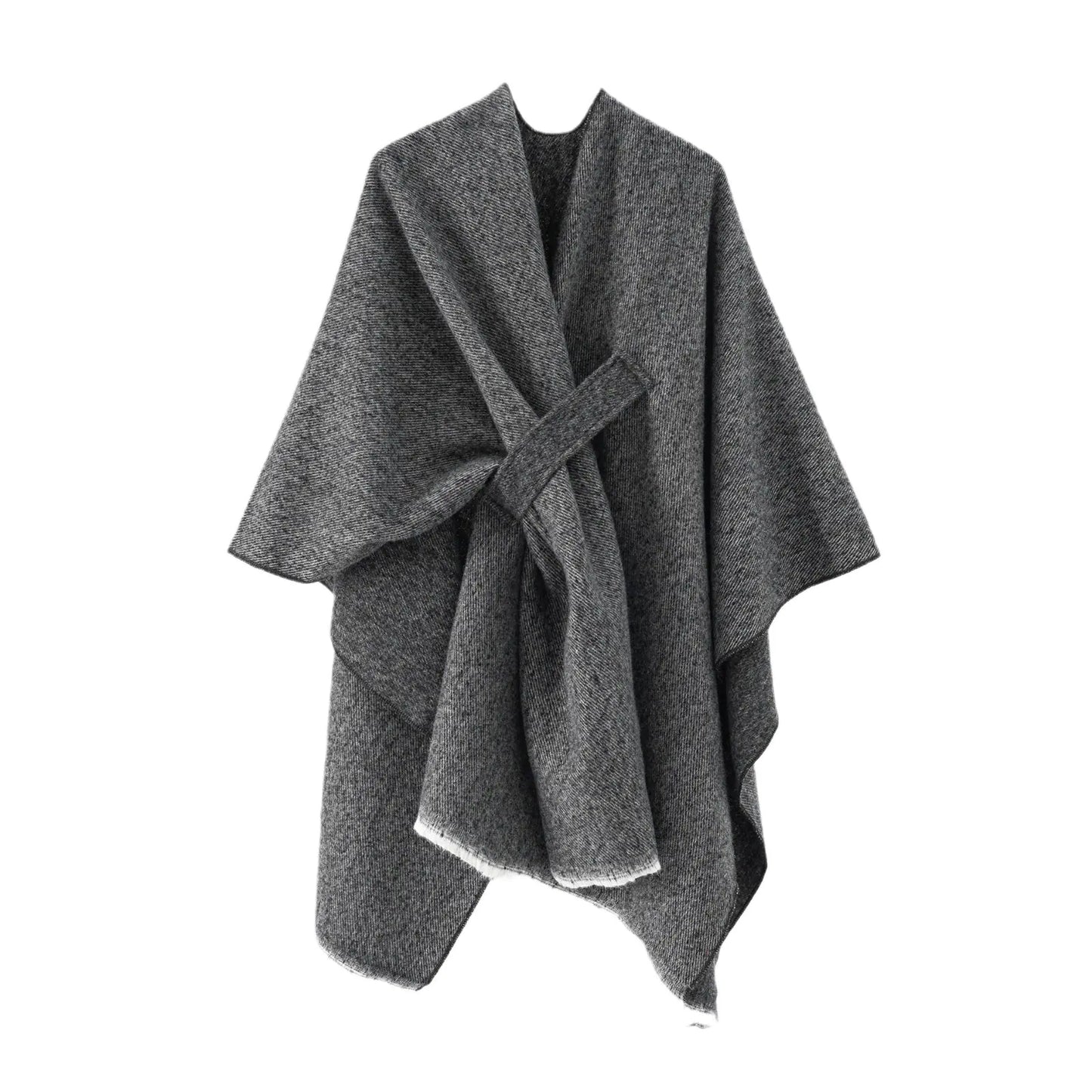 Solid Color Fashion Faux Cashmere Shawl for Women