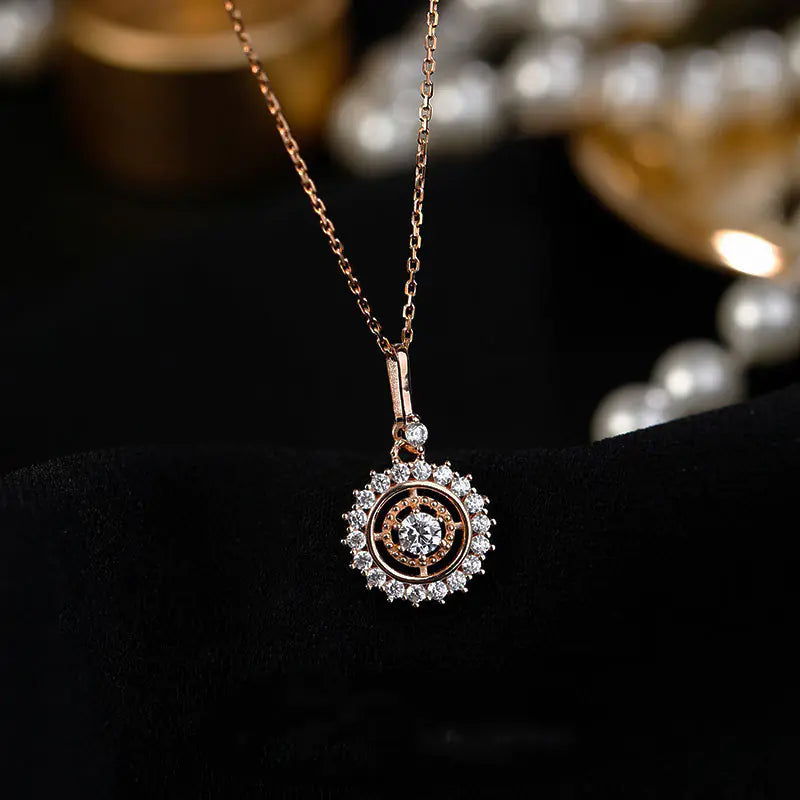 S925 Silver Lucky Compass Necklace for Women