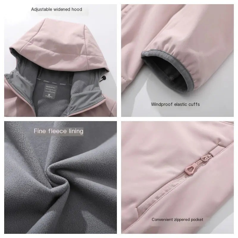 Waterproof Windproof Winter Jacket with Hood for Men & Women