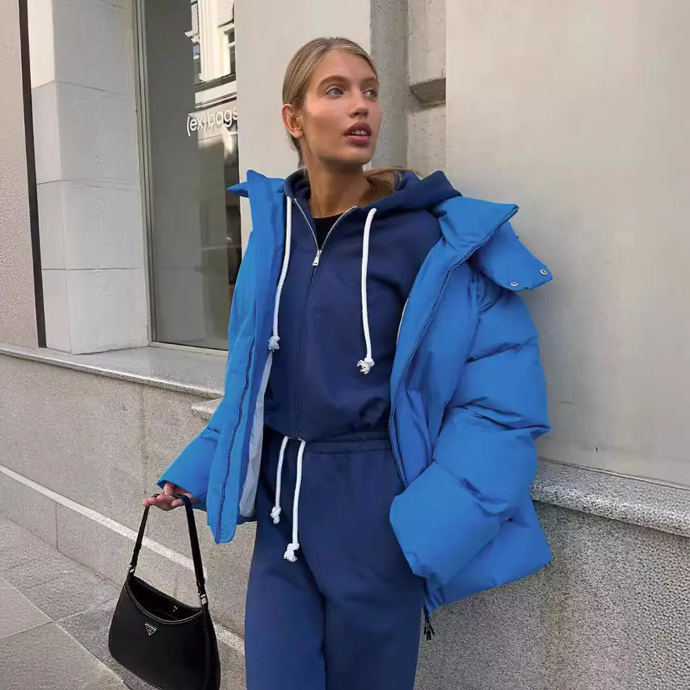 Oversized Cotton Jacket for Women - Fall/Winter 2023