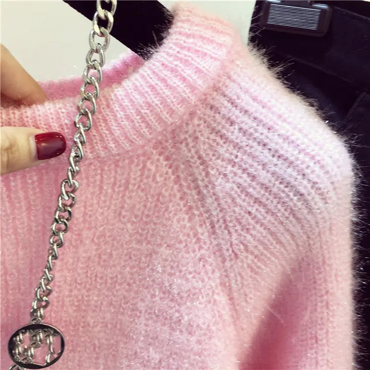 Women's Loose Knit Sweater - Spring Autumn Style