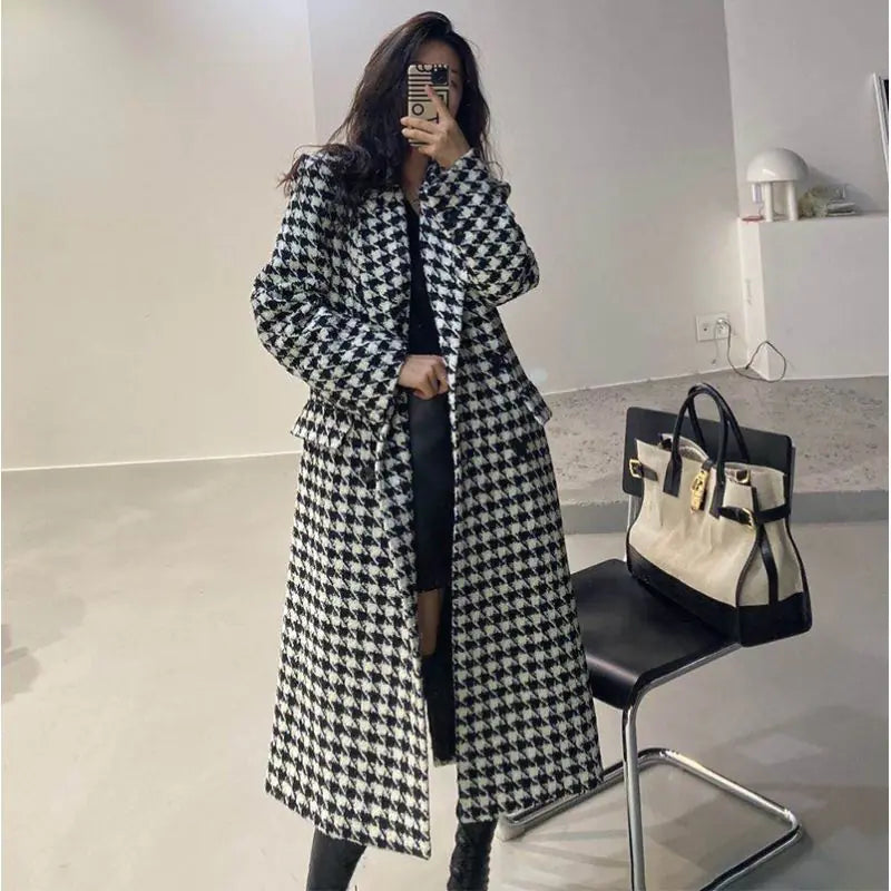 French Vintage Double Breasted Loose Suit Jacket