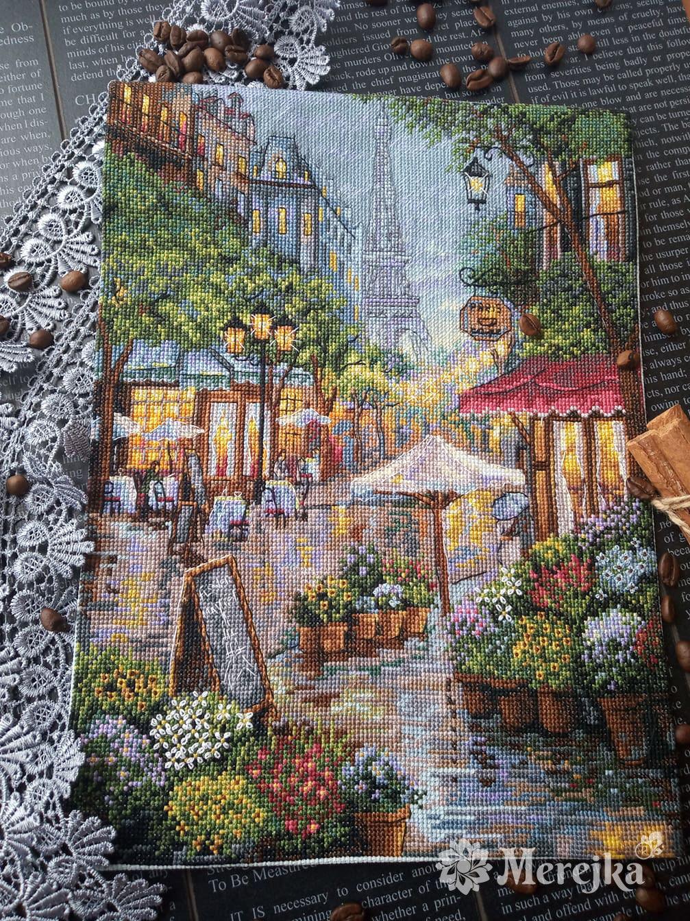 Rainy Paris K-162 Counted Cross-Stitch Kit-1