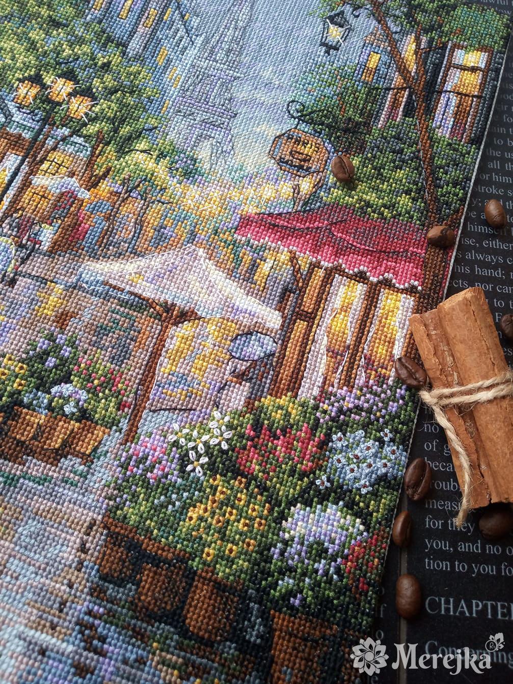 Rainy Paris K-162 Counted Cross-Stitch Kit-2