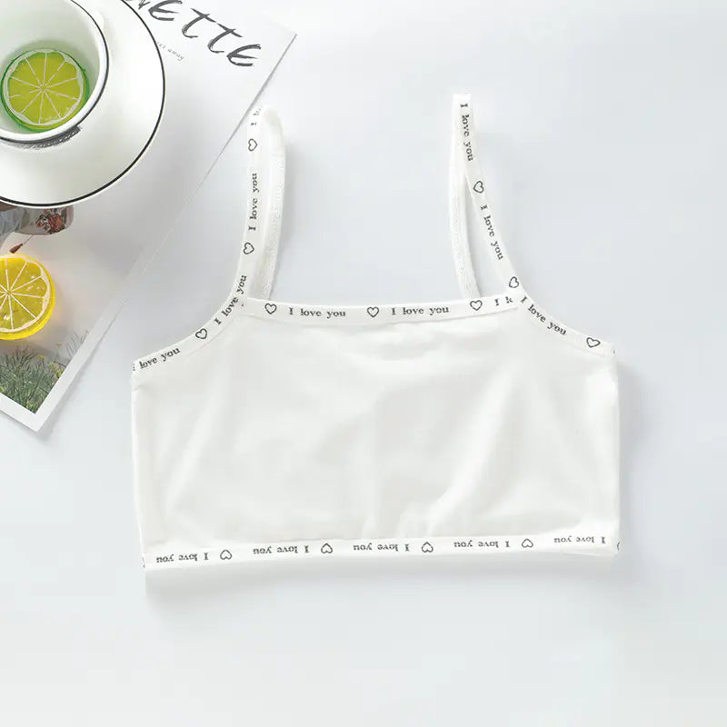 Pure Cotton Bras and Vests for Girls Aged 9-12