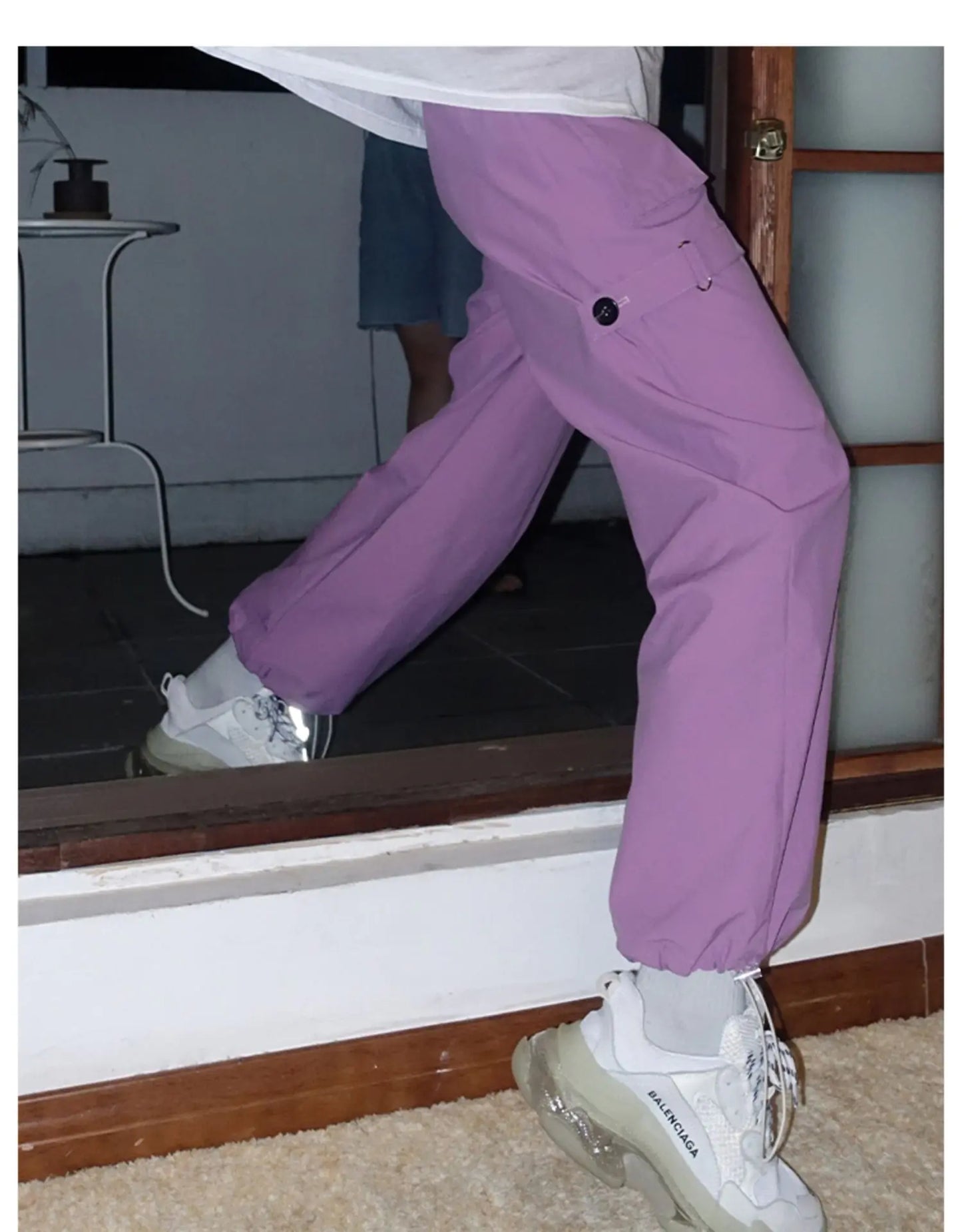 High-Waisted Loose Fit Jogger Pants for Women