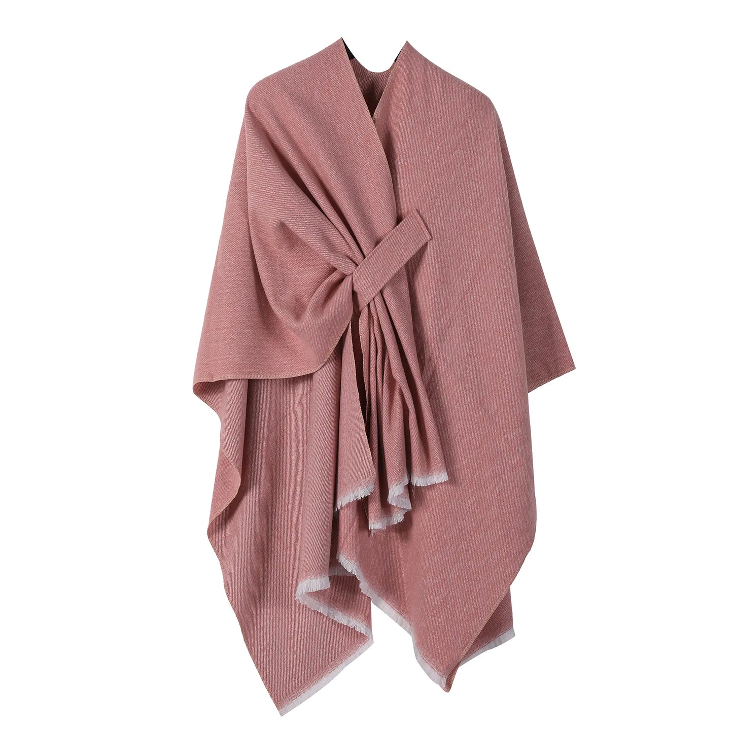 Solid Color Fashion Faux Cashmere Shawl for Women
