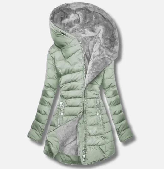 Senna Warm Plush Winter Jacket for Women (One Piece)