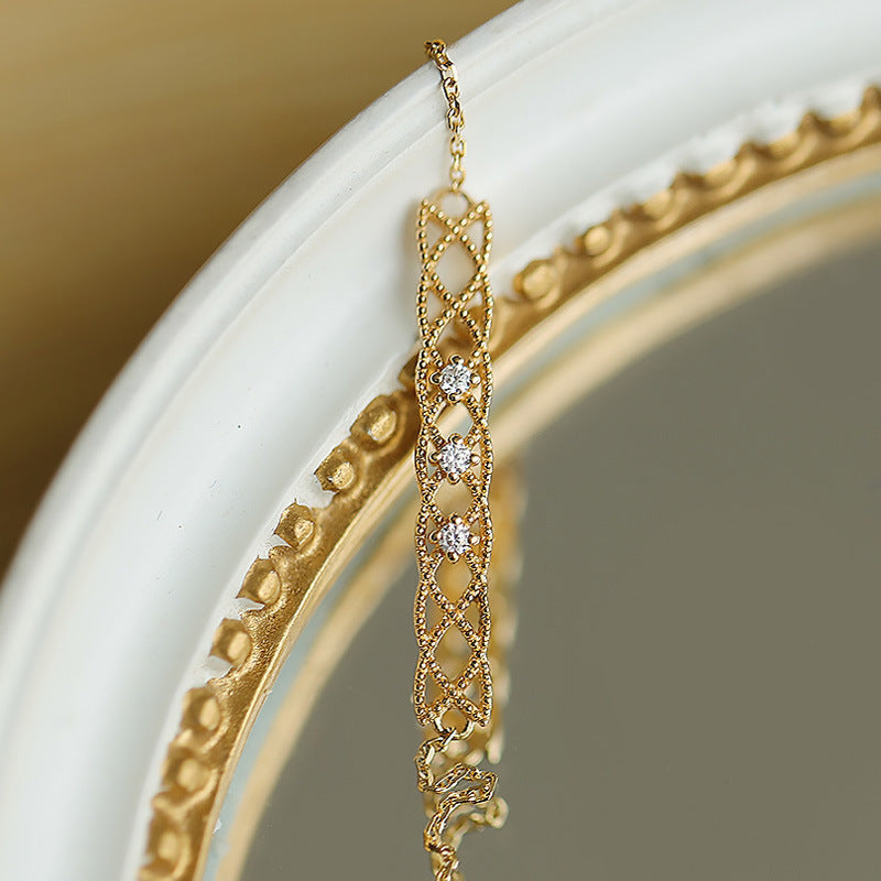 925 Sterling Silver Bracelet – Elegant Minimalist Jewelry for Women’s Unique Style