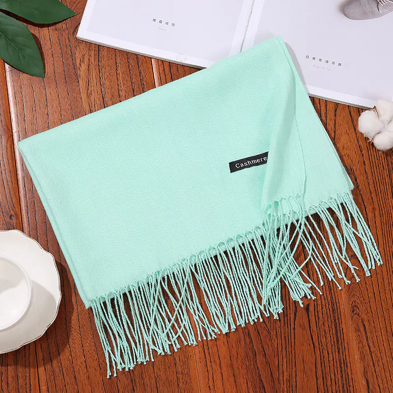 Thick Warm Women's Cashmere Feel Scarf for Autumn/Winter