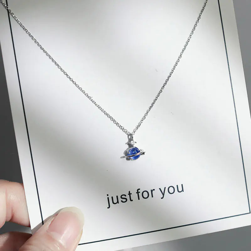 Sterling Silver Asteroid Necklace for Women