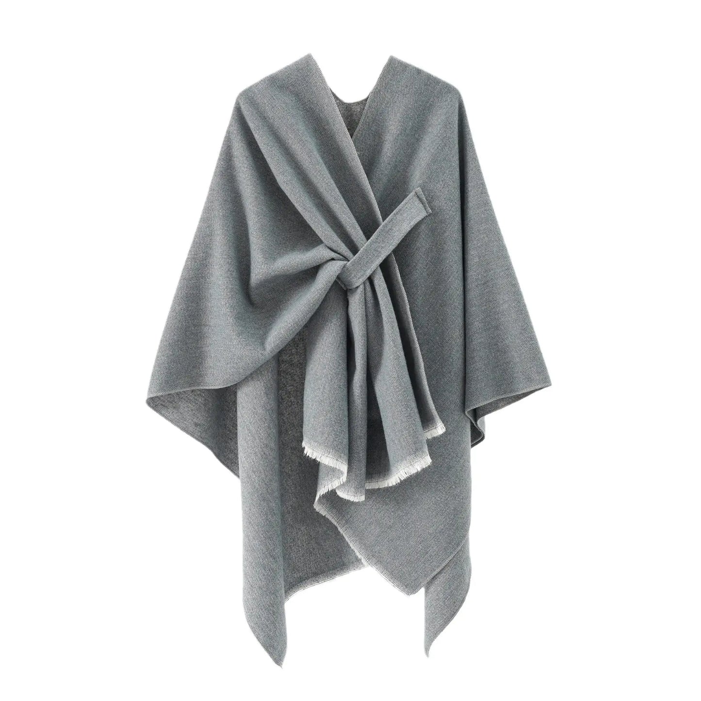 Solid Color Fashion Faux Cashmere Shawl for Women