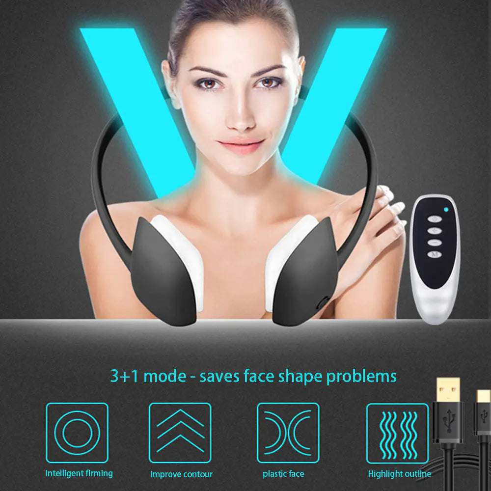 Smart Facial Slimming Device with EMS Muscle Stimulation