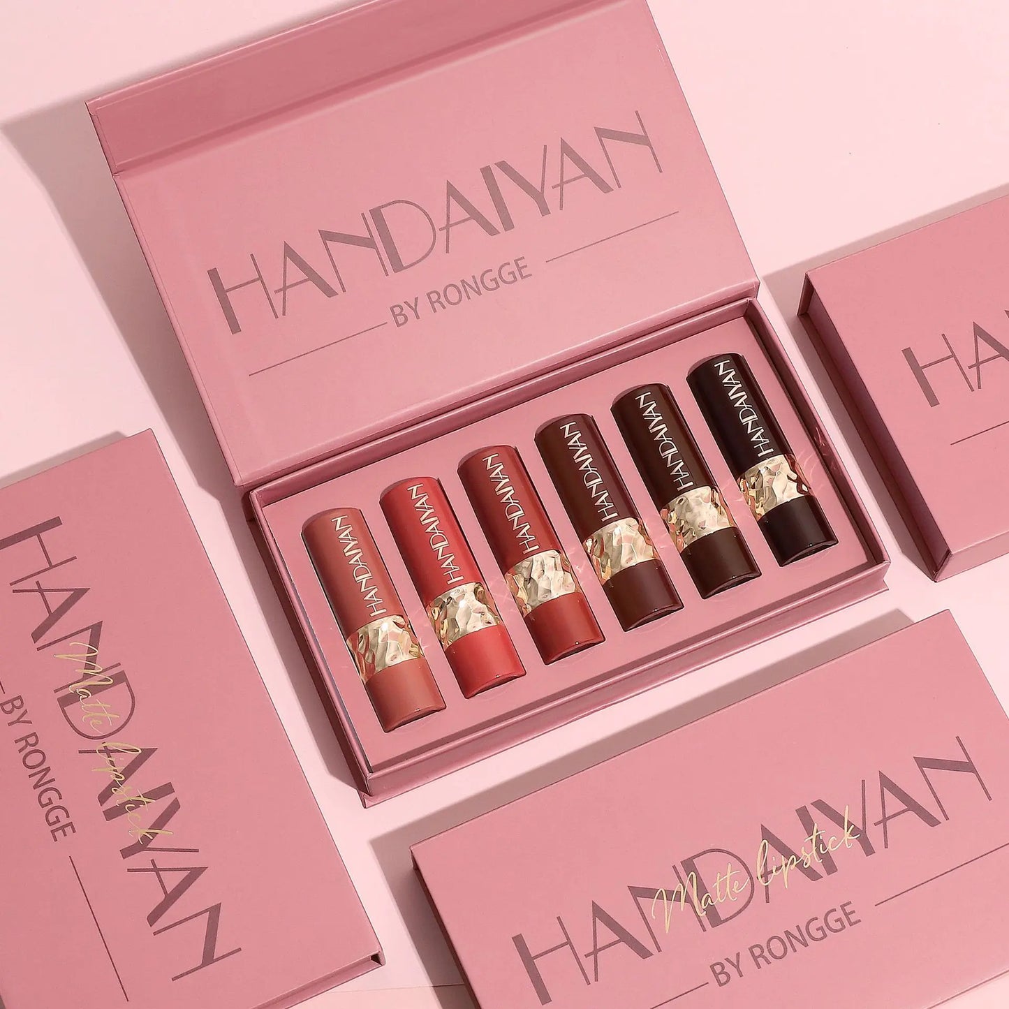 Natural Matte Lipstick Set in Easy Colors