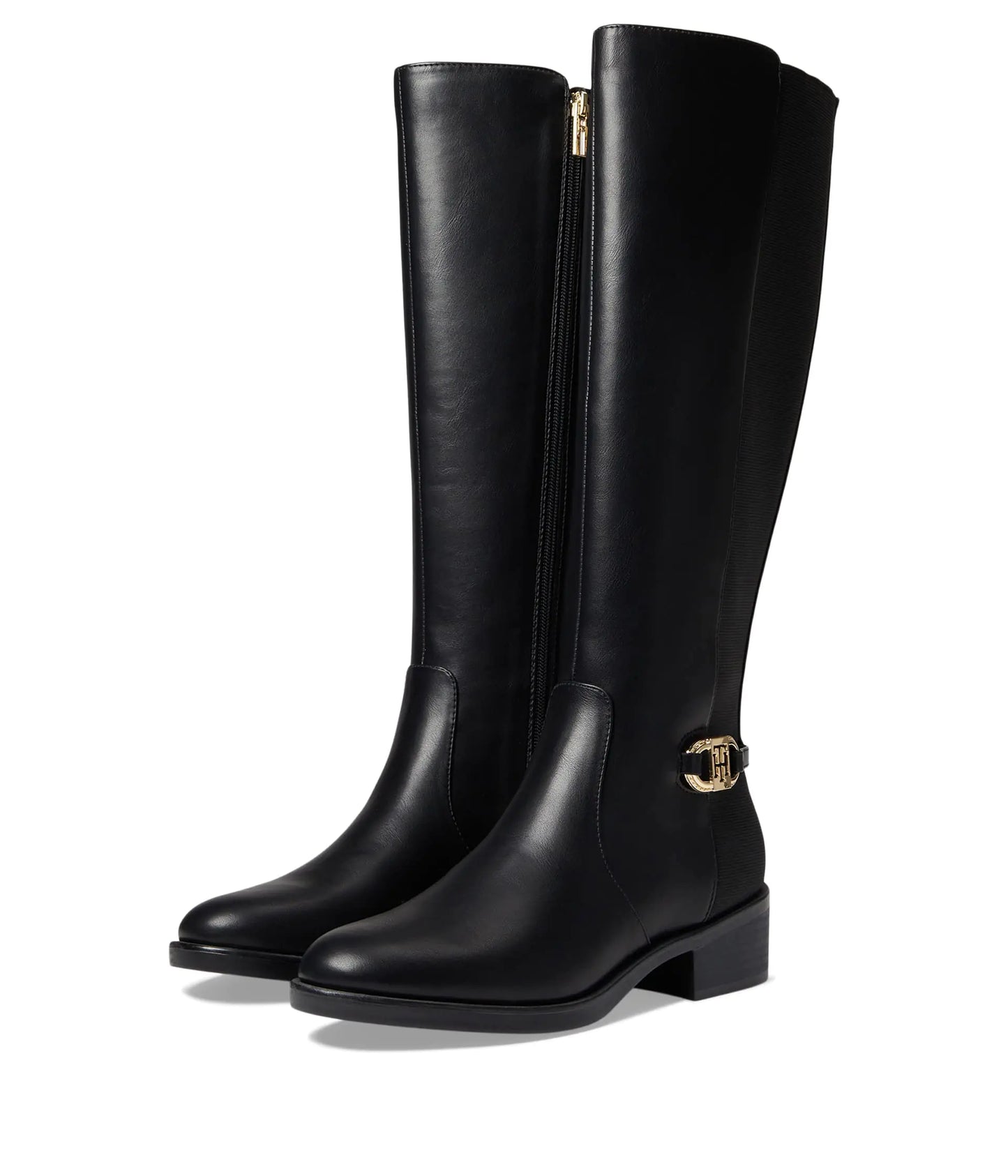 Tommy Hilfiger Women’s Imizza Boot – Black Leather Fashion Boot