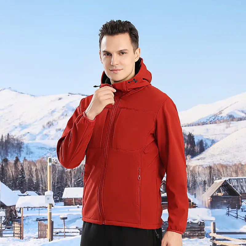 Waterproof Windproof Winter Jacket with Hood for Men & Women