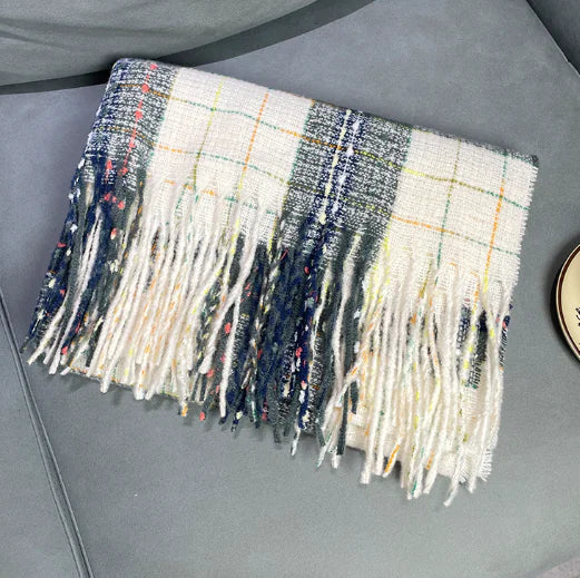 Starry Galaxy Plaid Scarf (One Piece)