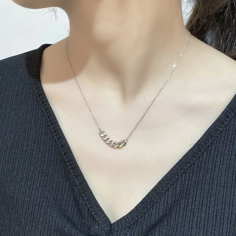 Minimalist Metal Chain Necklace for Women