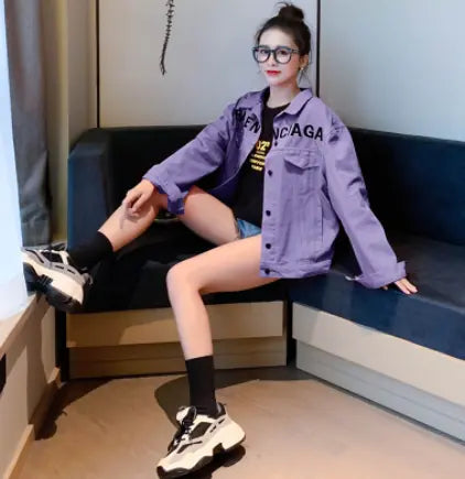 New Korean Style Denim Jacket for Autumn
