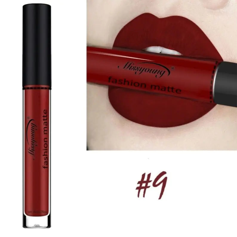 Non-Stick Matte Liquid Lipstick Lip Gloss Makeup