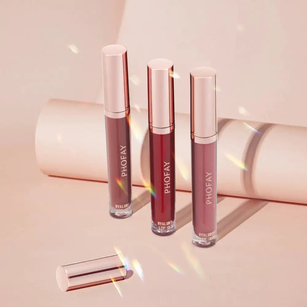 PHOFAY Hyaluronic Lip Gloss: Plumping, Hydrating & Non-Sticky Shine