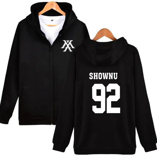 KPOP Monsta X Hoodie Jacket for Women (4XL)