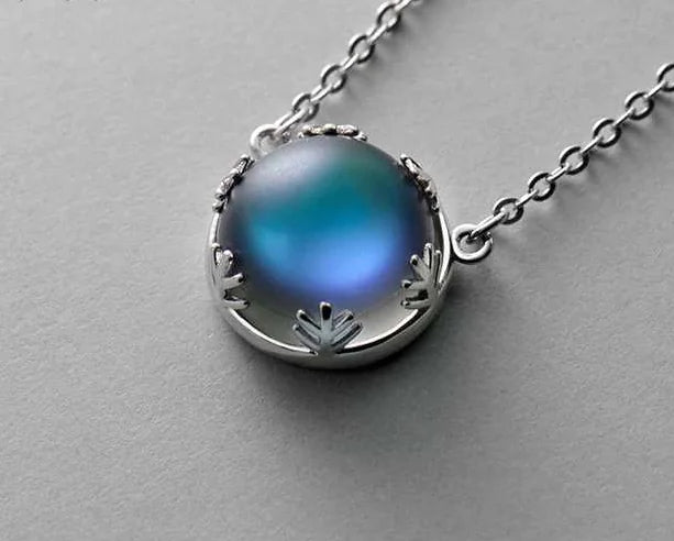 Aurora Forest Silver Necklace for Women