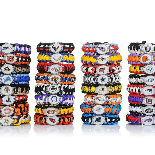 NFL Paracord Bracelet with Team Logos (32 Teams)