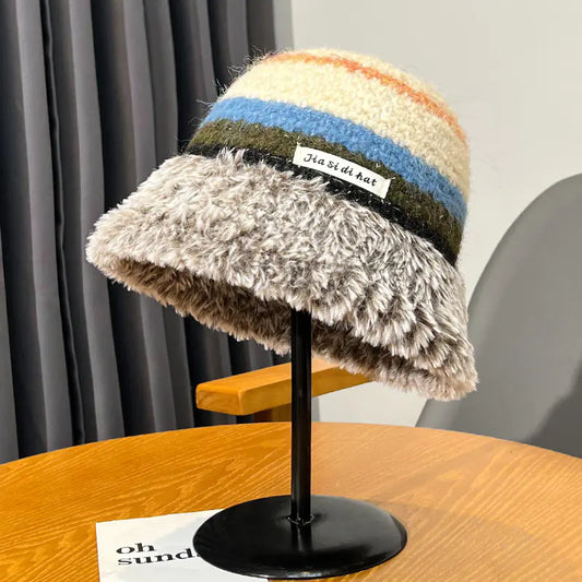 Knitted Wool Women's Fisherman Hat