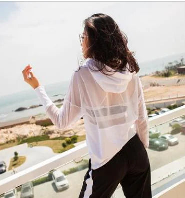 Lace Top Long Sleeve Workout Jacket for Women